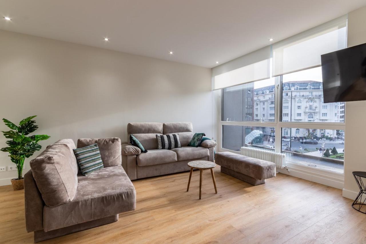 Apartamento Nuevo y Luminoso en Plaza Moyua Bilbao Exterior foto